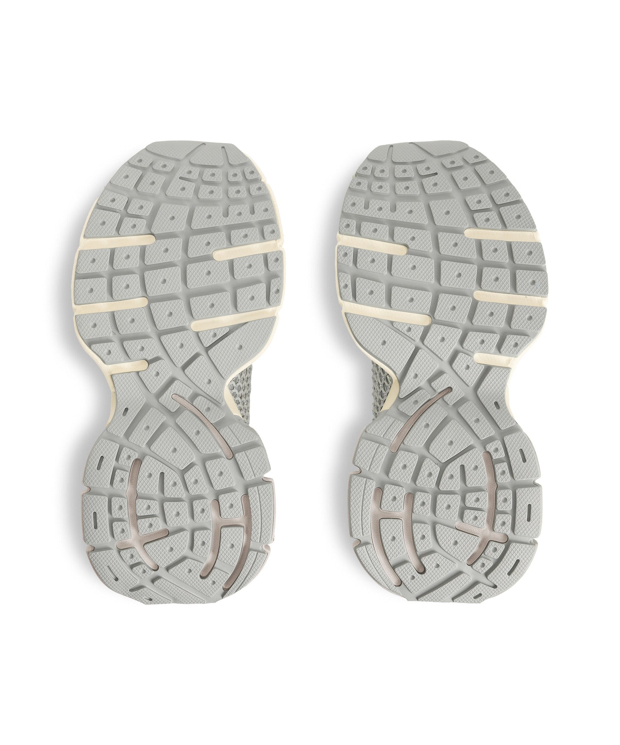 3XL Fishnet Sneakers - Eggshell & Crystal