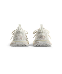 3XL Fishnet Sneakers - Eggshell & Crystal