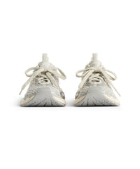 3XL Fishnet Sneakers - Eggshell & Crystal