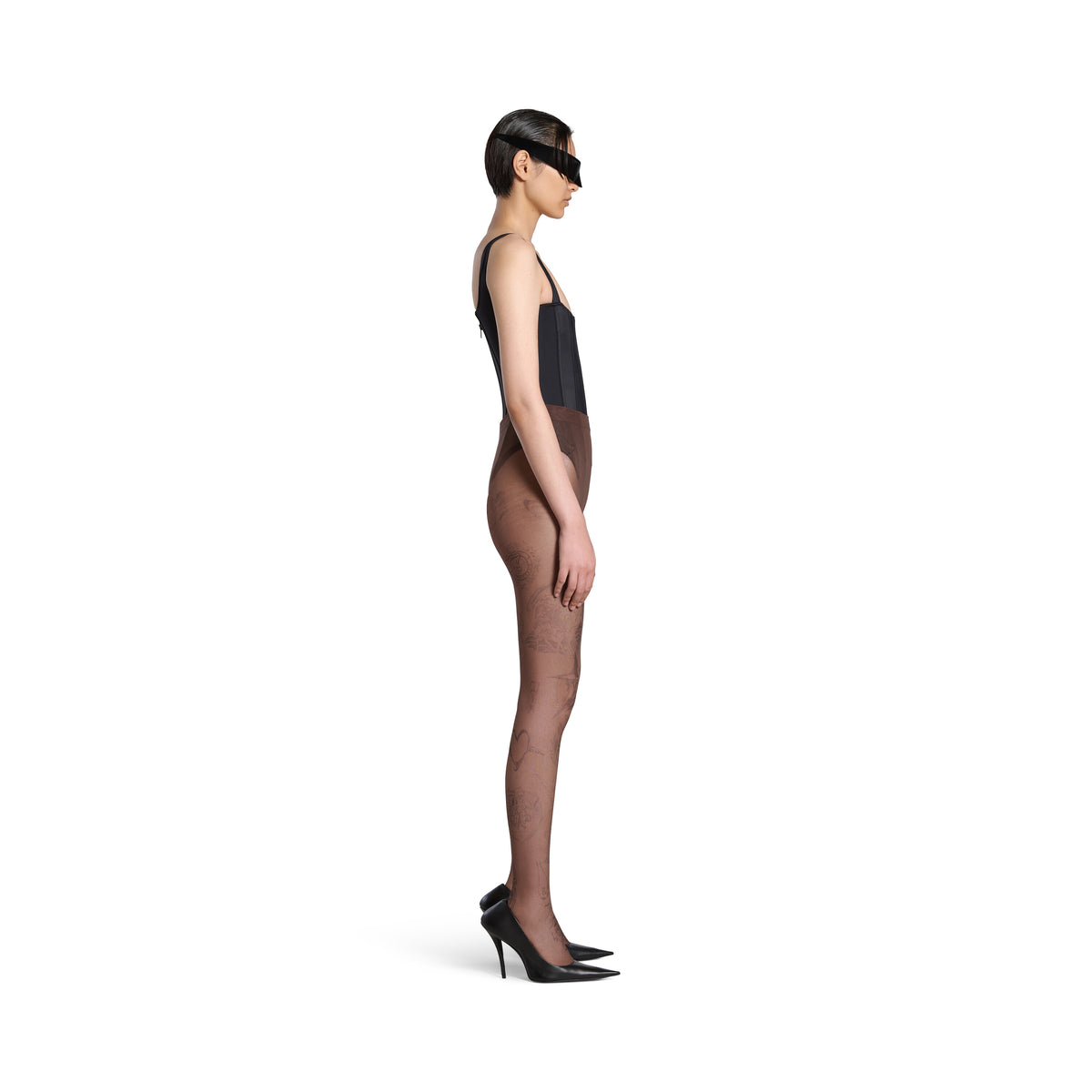 Tat Tights - Dark Brown