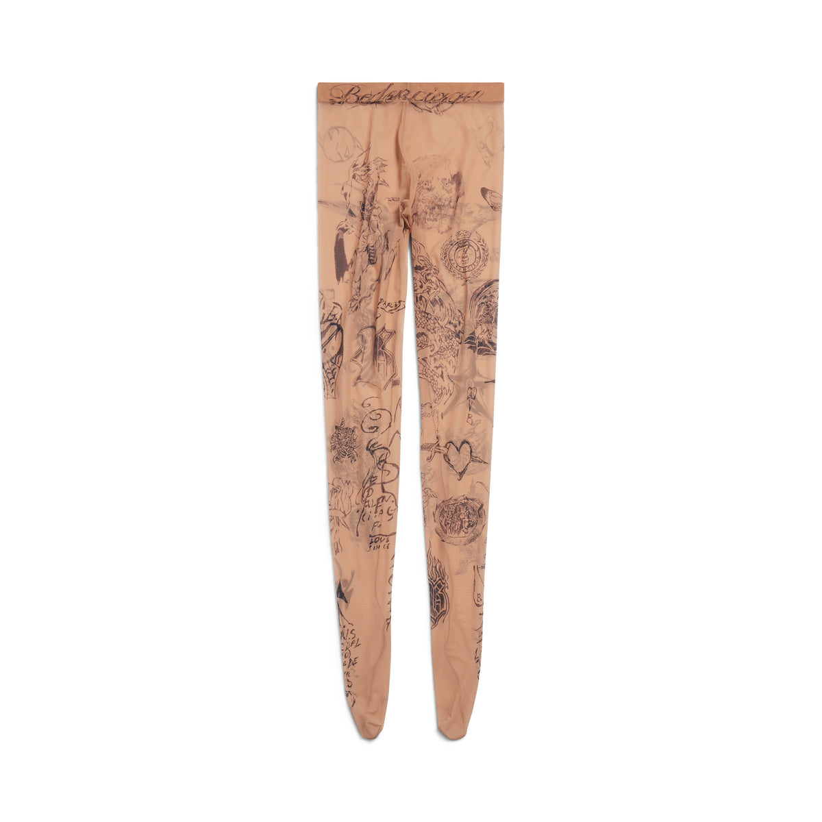 Tatoo Tights - Beige