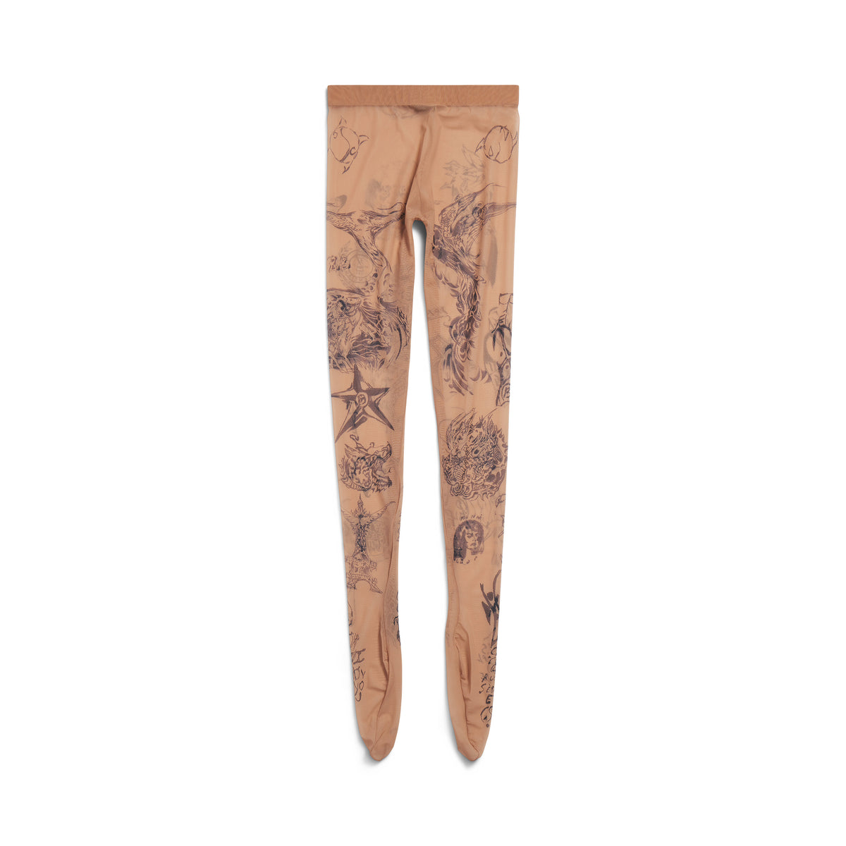 Tatoo Tights - Beige