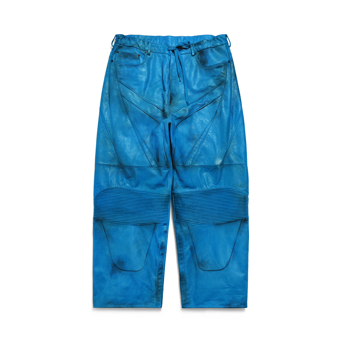 Biker Baggy Pants - Dirty Blue