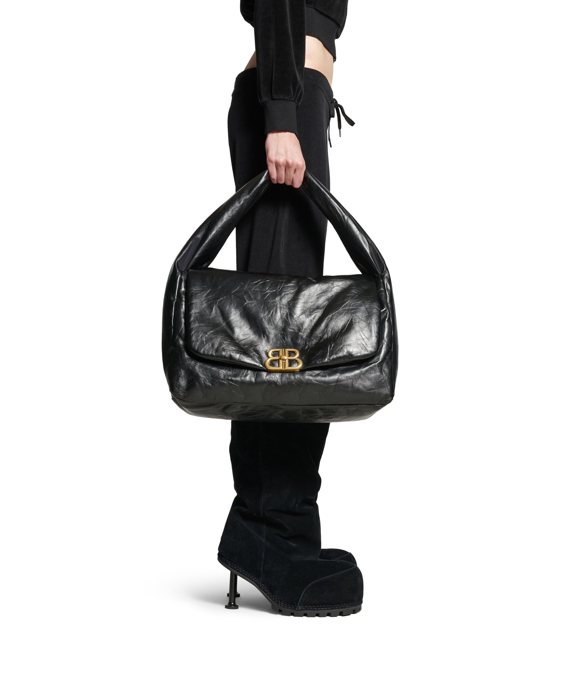 Monaco Large Sling Bag - Black