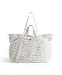 24/7 Large Tote Bag Dirty Effect - White & & Black