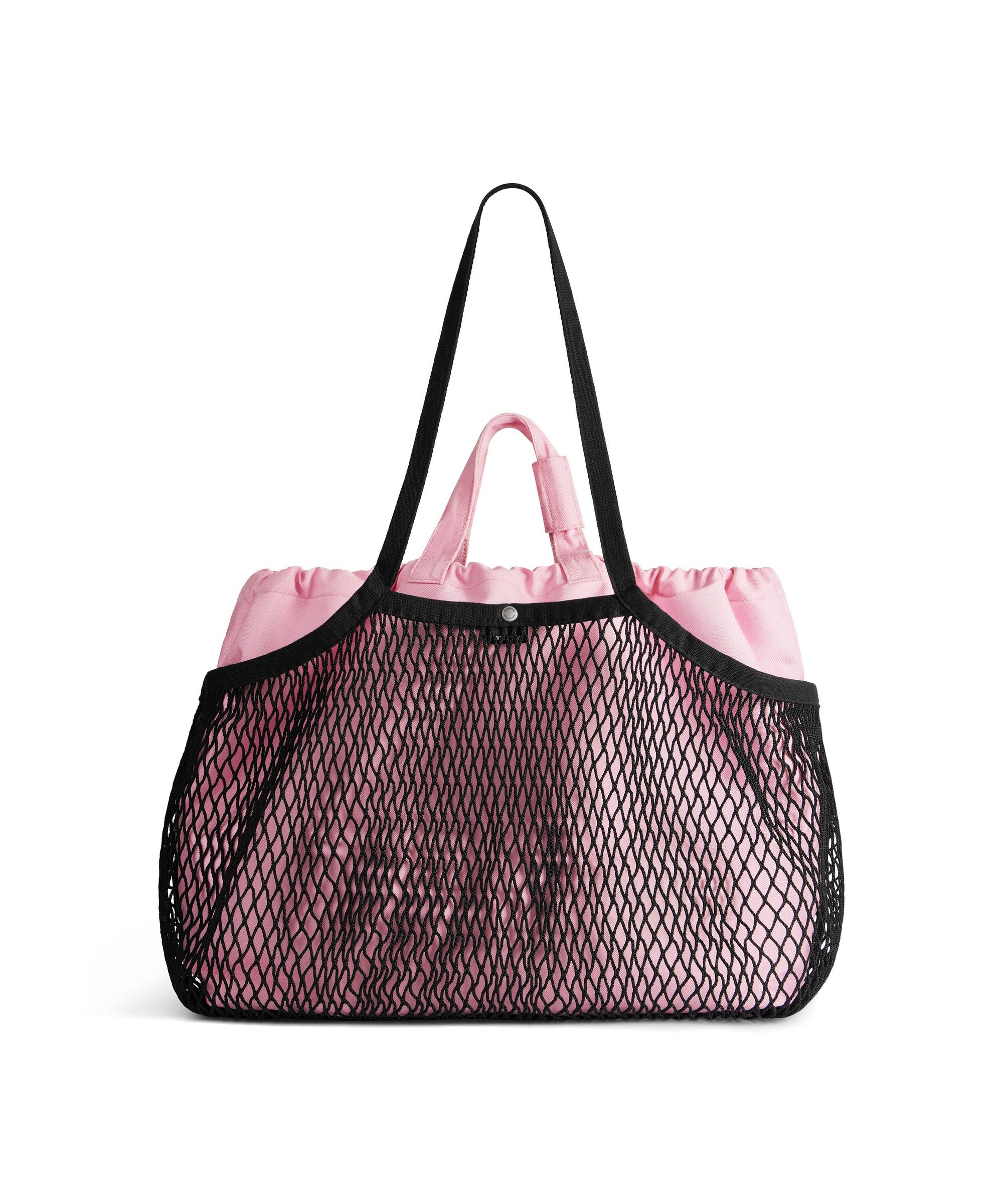24/7 Large Tote Bag - Pink & Black & White