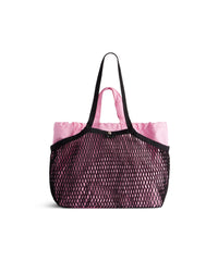 24/7 Medium Tote Bag - Pink & Black & White