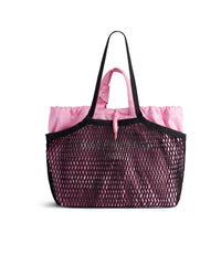 24/7 Medium Tote Bag - Pink & Black & White