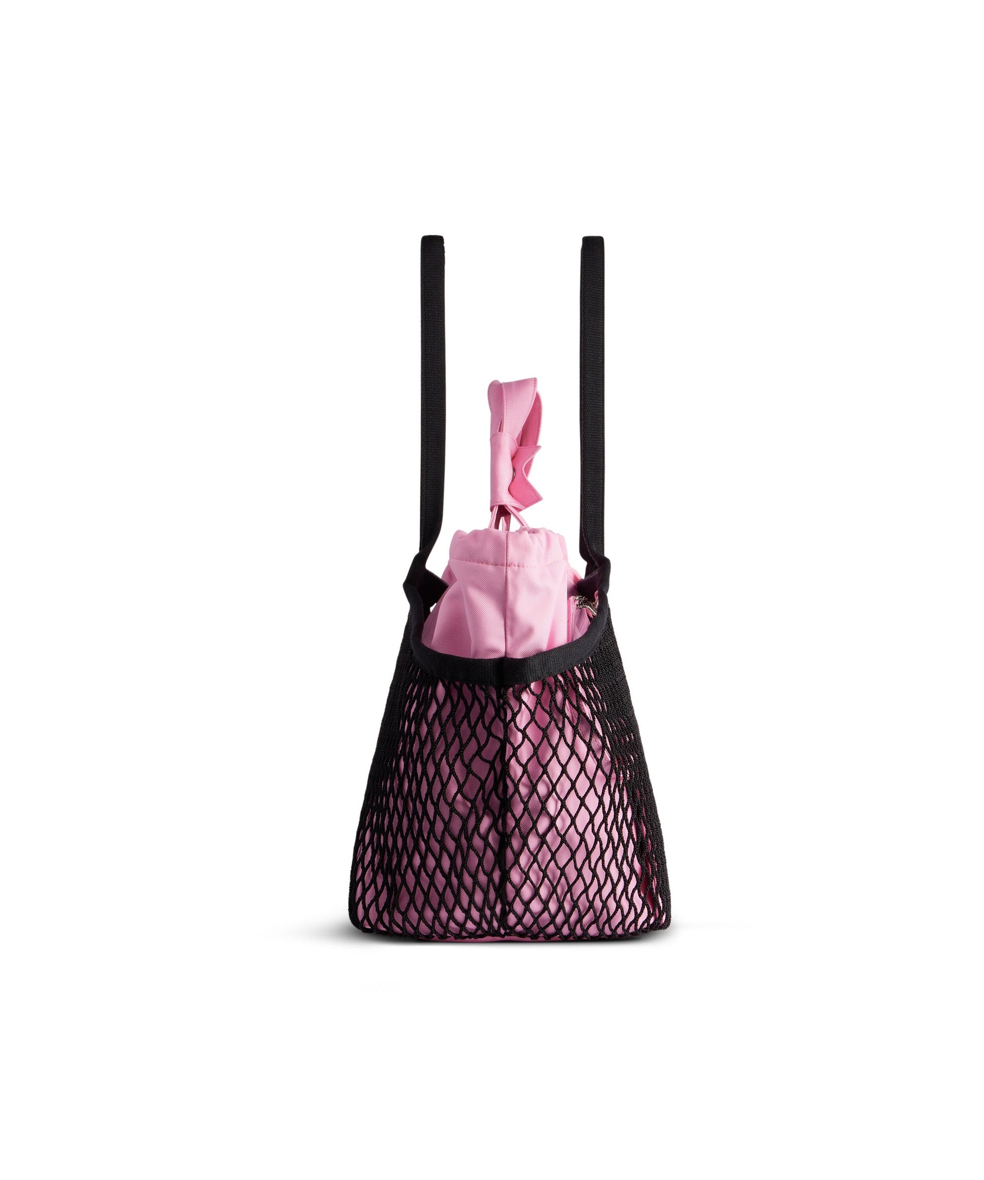 24/7 Medium Tote Bag - Pink & Black & White