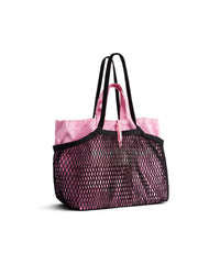 24/7 Medium Tote Bag - Pink & Black & White