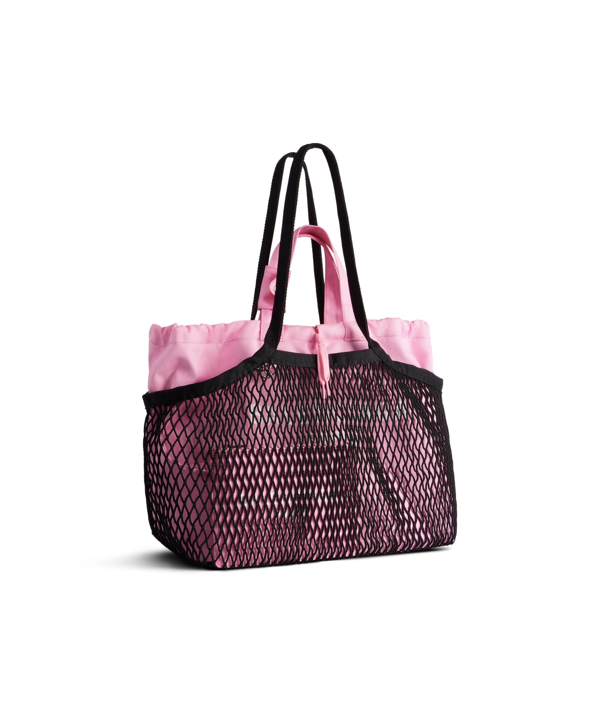 24/7 Medium Tote Bag - Pink & Black & White