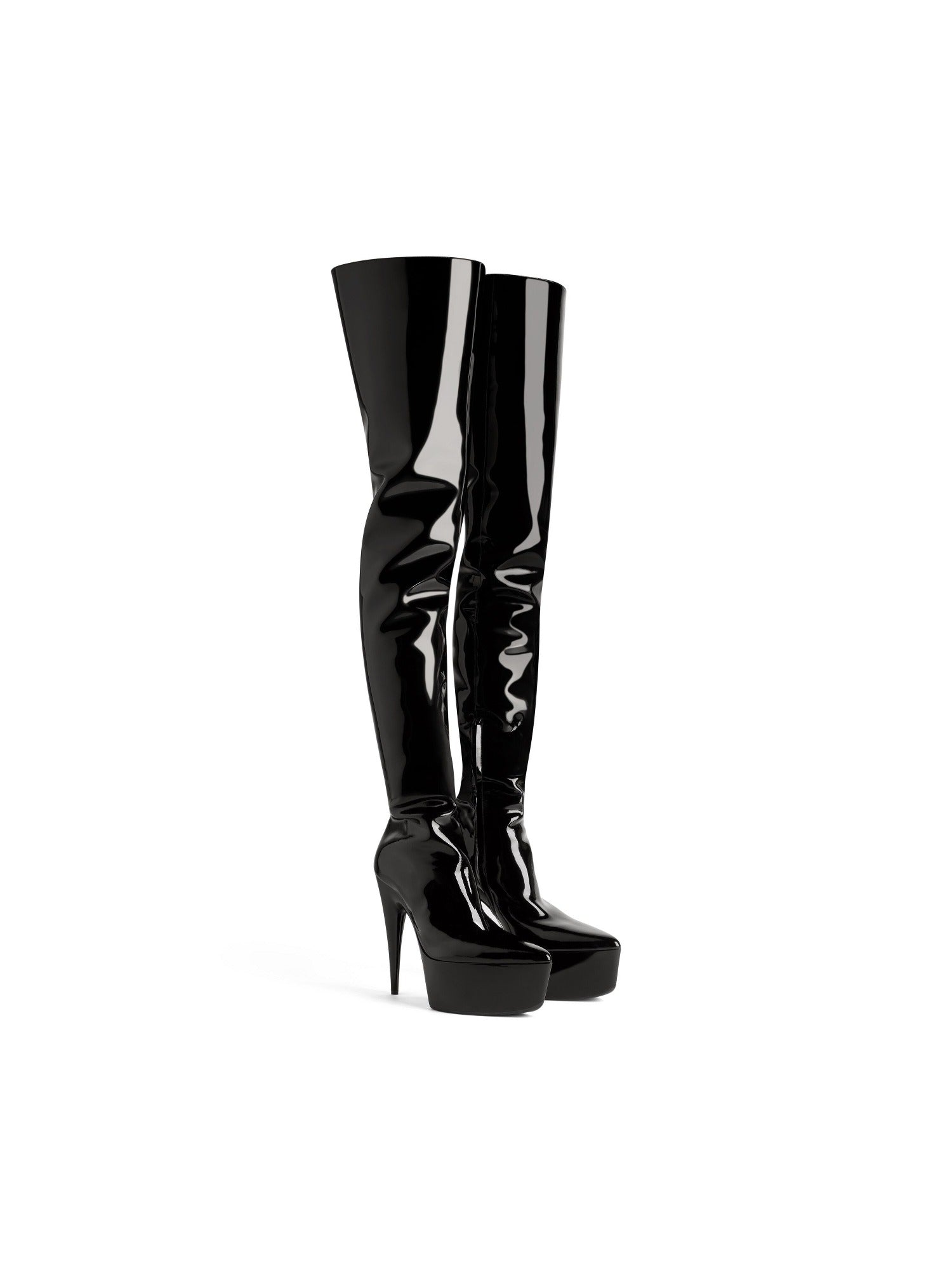 Sunset 150mm black 150mm Boots - Black