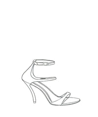 Honey 90 Sandals - Silver