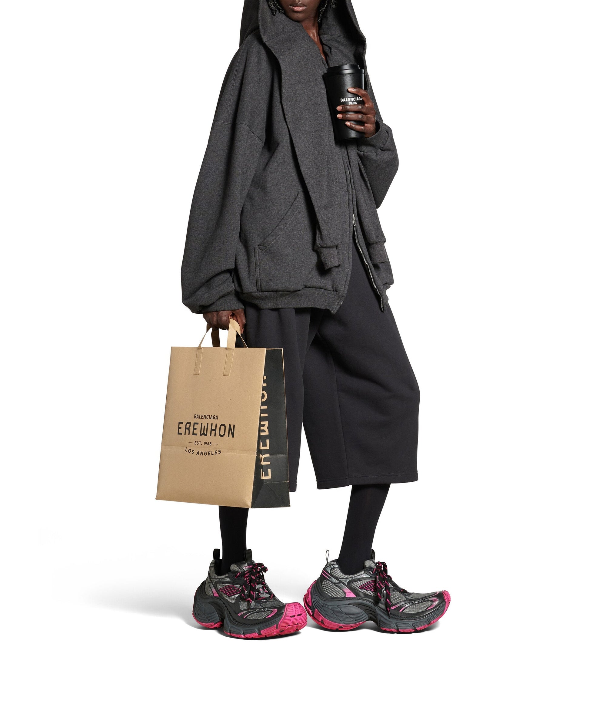 10XL Sneakers - Grey & Pink & Black