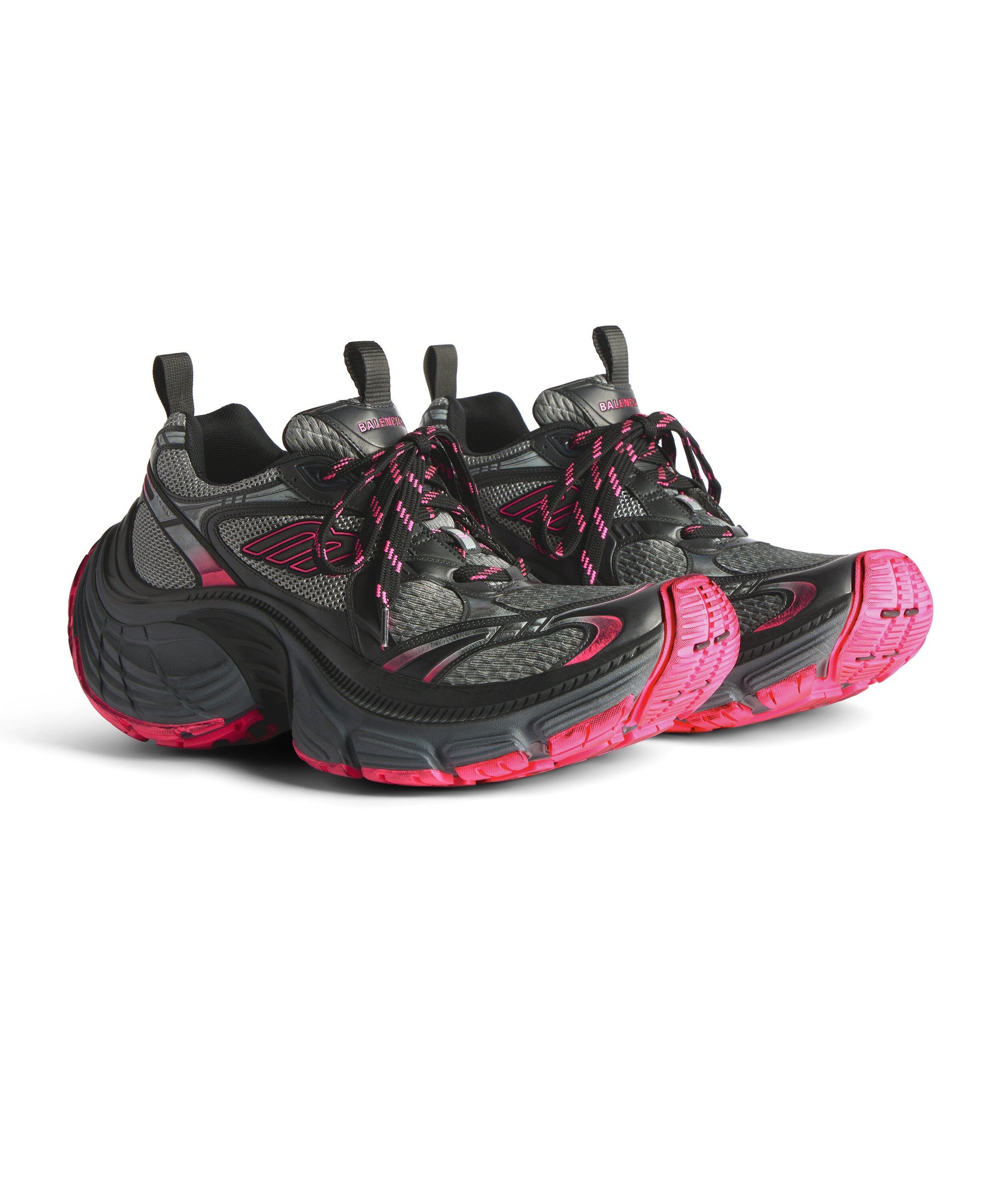 10XL Sneakers - Grey & Pink & Black