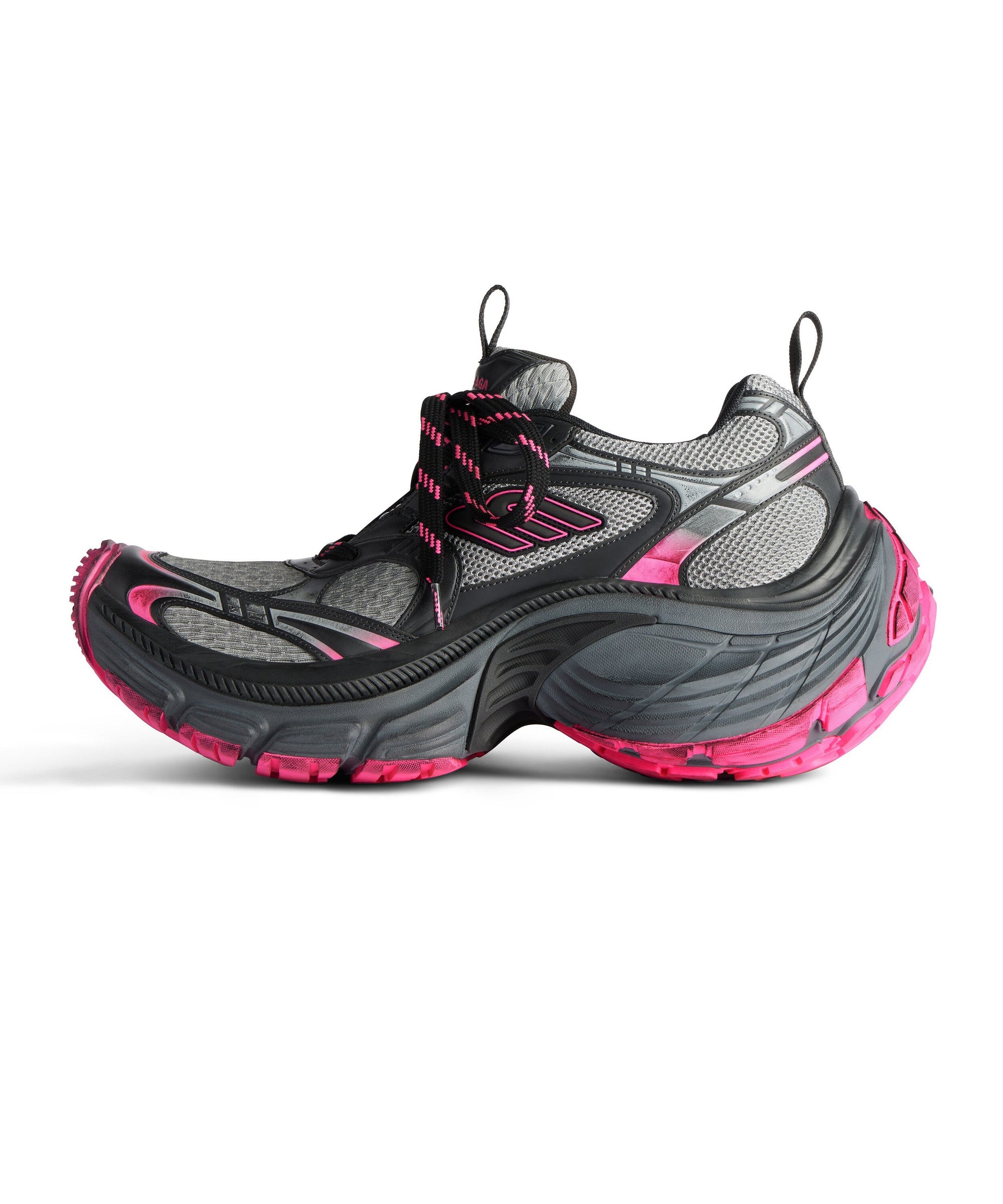 10XL Sneakers - Grey & Pink & Black