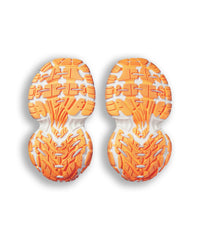 10XL Sneakers - White & Red & Orange