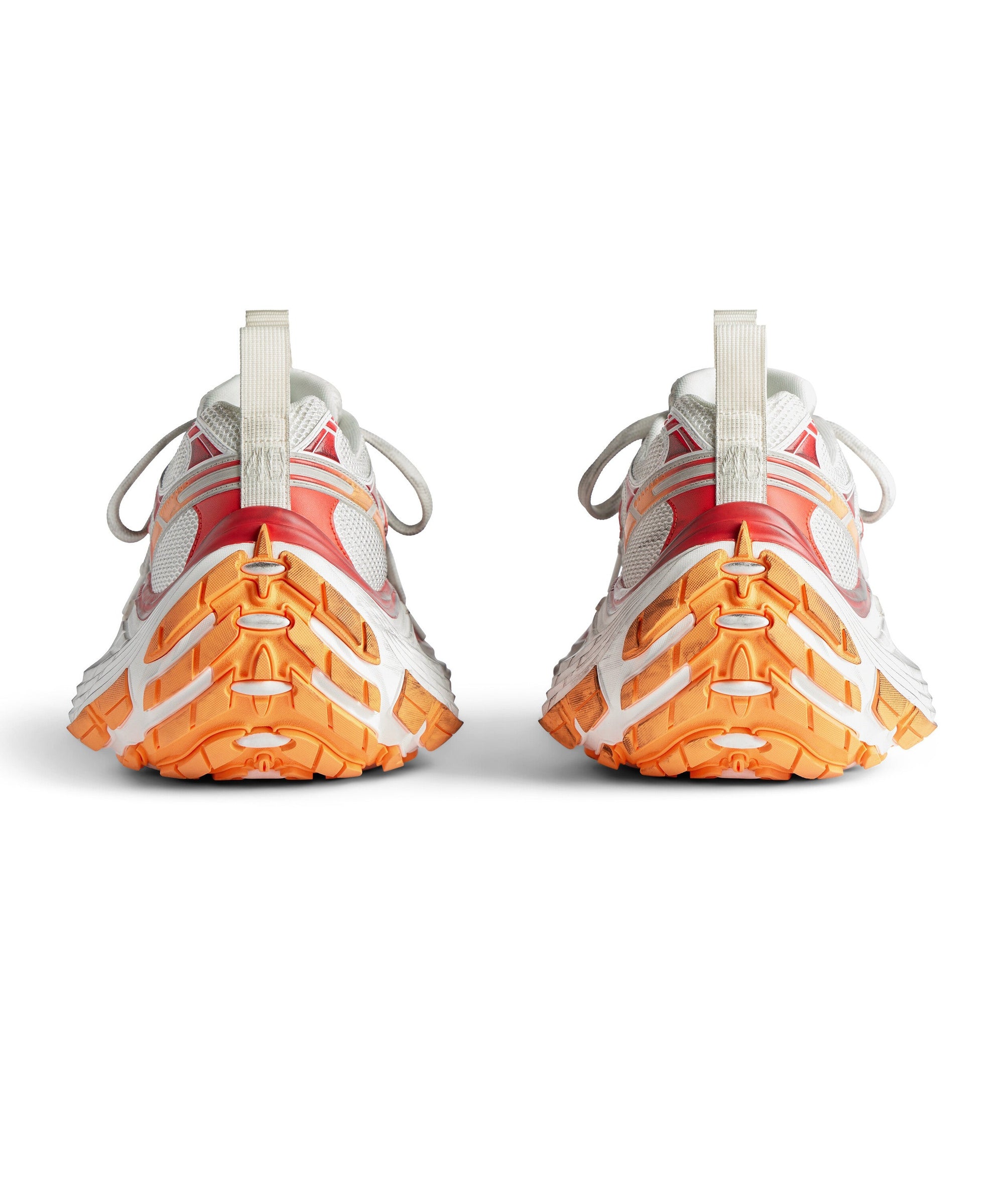 10XL Sneakers - White & Red & Orange