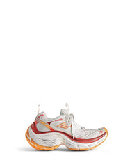 10XL Sneakers - White & Red & Orange