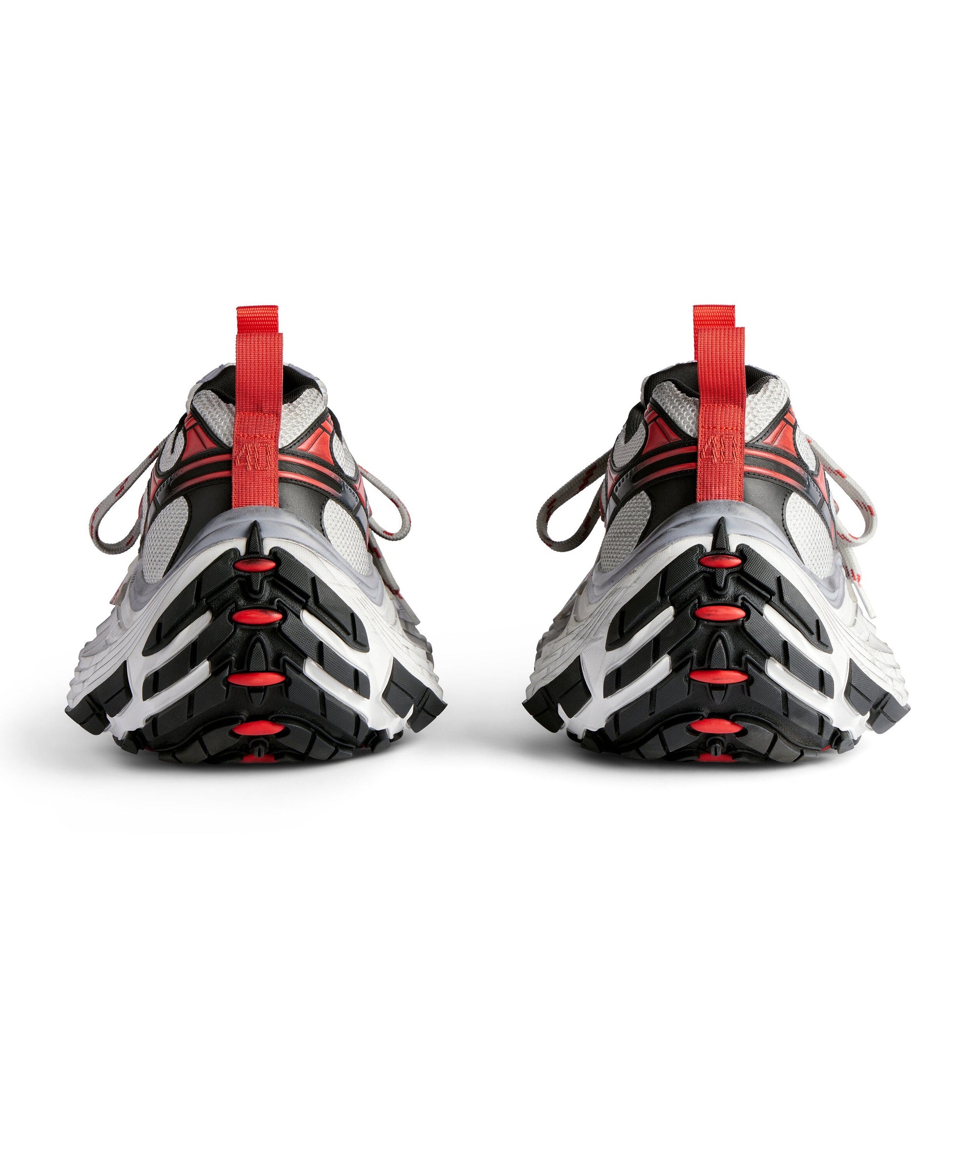 10XL Sneakers - Grey & White & Red
