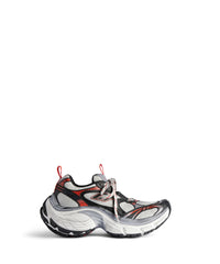 10XL Sneakers - Grey & White & Red
