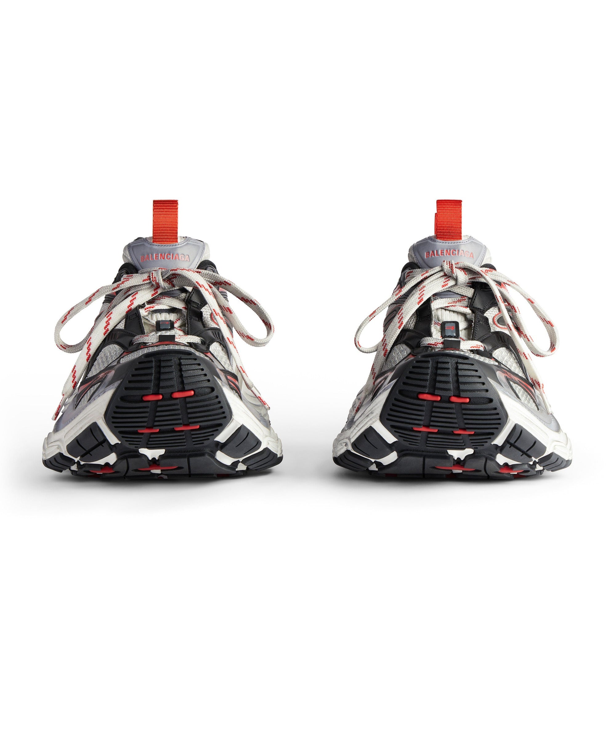 10XL Sneakers - Grey & White & Red