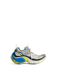 10XL Sneakers - WhIte & Fluoyel & Blue & Black