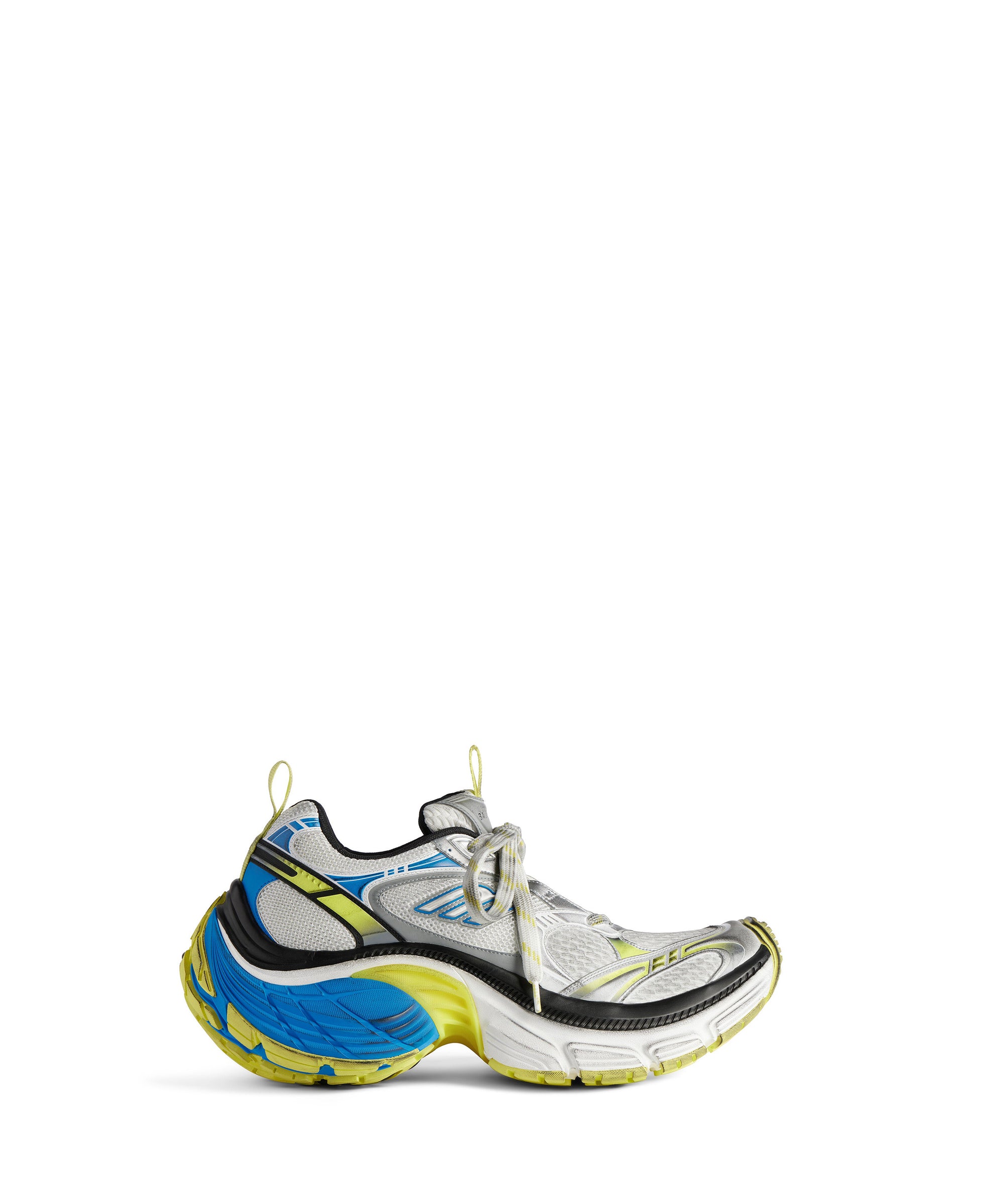 10XL Sneakers - WhIte & Fluoyel & Blue & Black