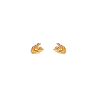 Loop Trio Earrings - Shiny Gold