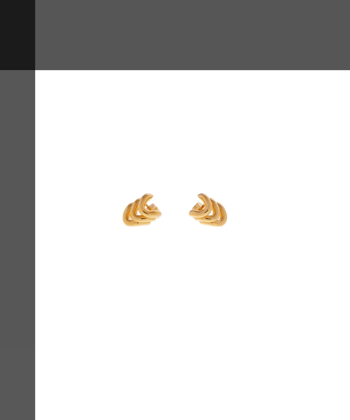 Loop Trio Earrings - Shiny Gold