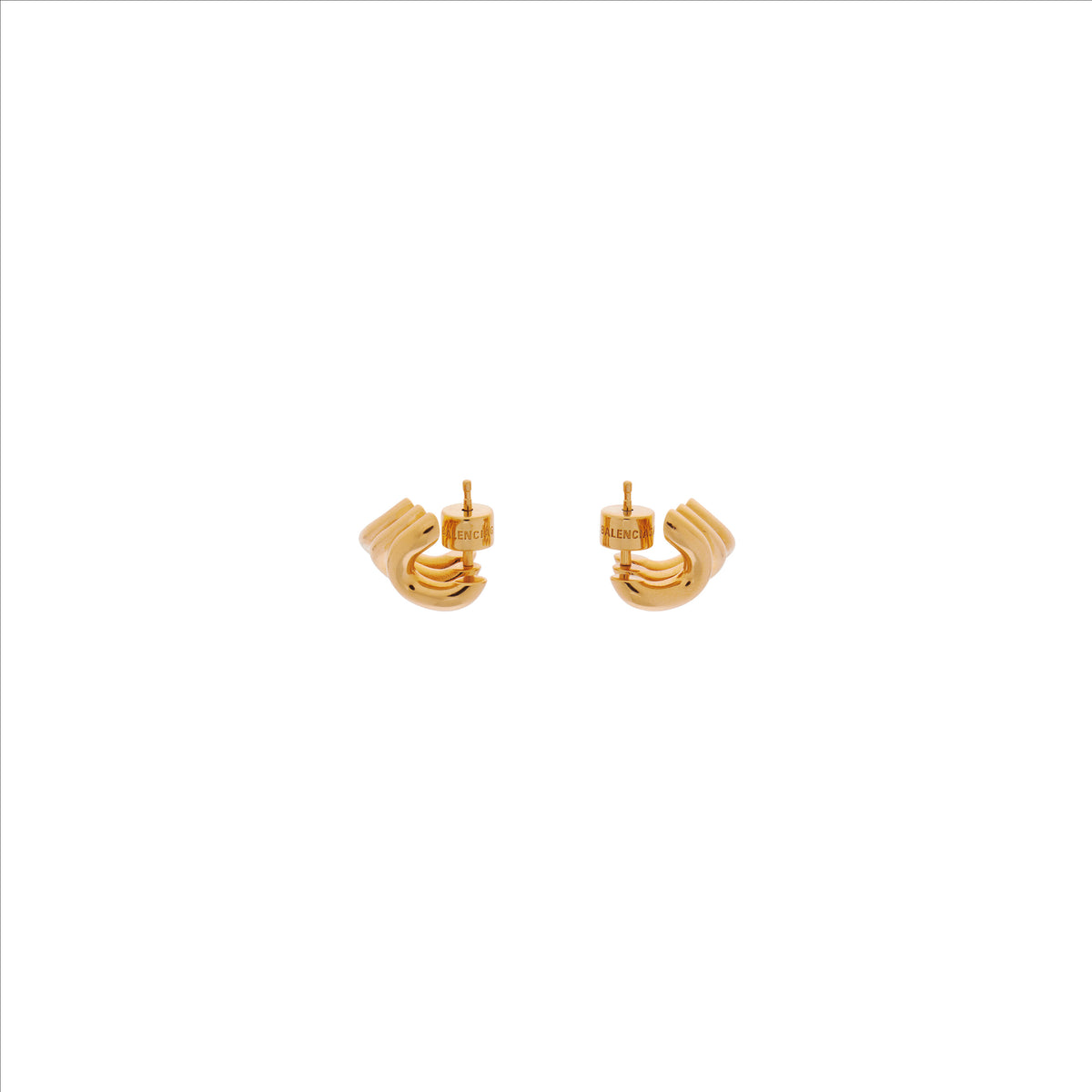 Loop Trio Earrings - Shiny Gold