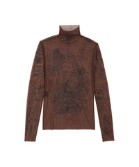 Tat Long Sleeve Top - Dark Brown