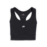 Activewear Sports Bra - Black & Reflective