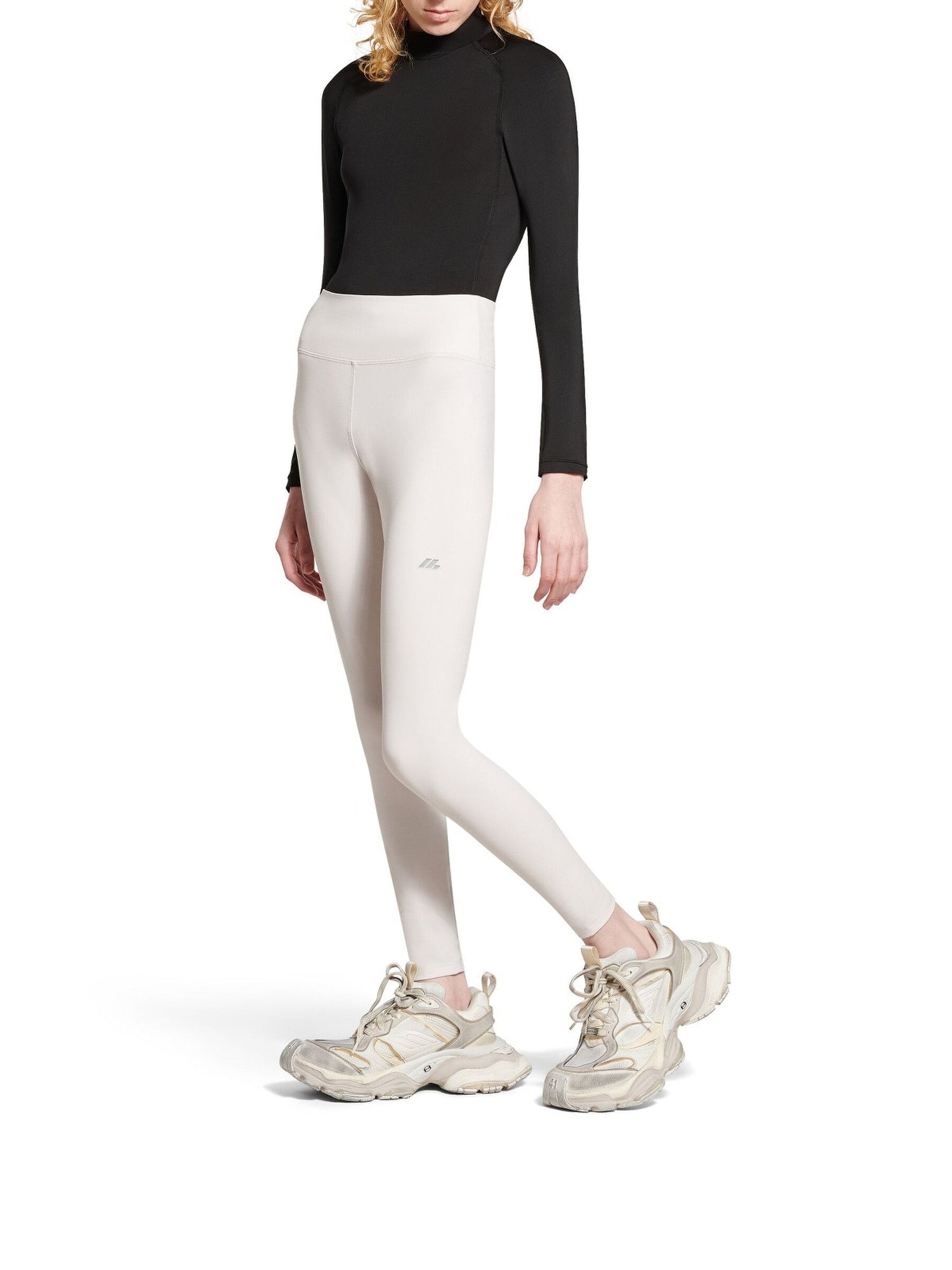 Activewear white Leggings - White