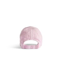 Balenciaga Double Logo Cap - Light Pink & White