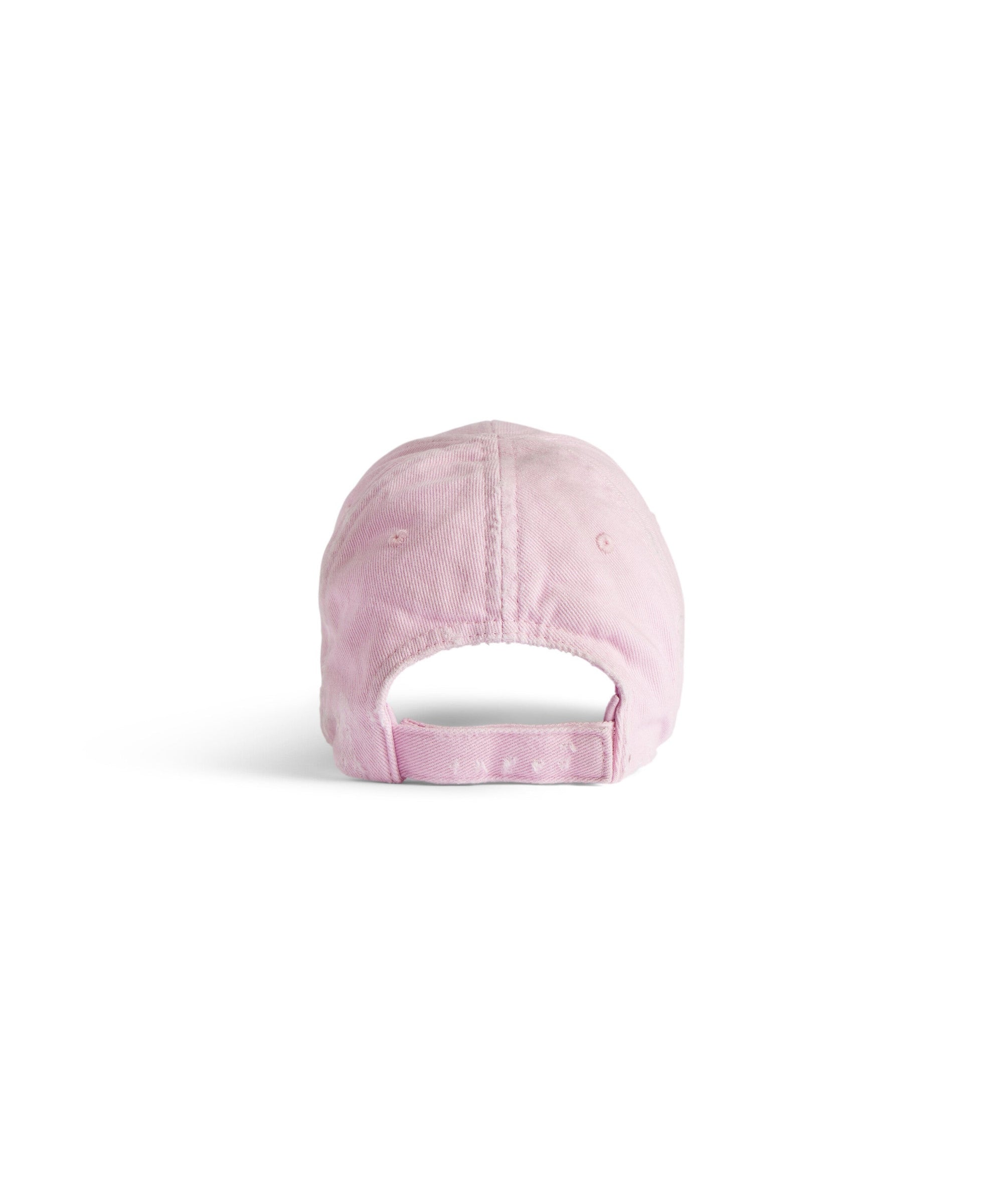 Balenciaga Double Logo Cap - Light Pink & White