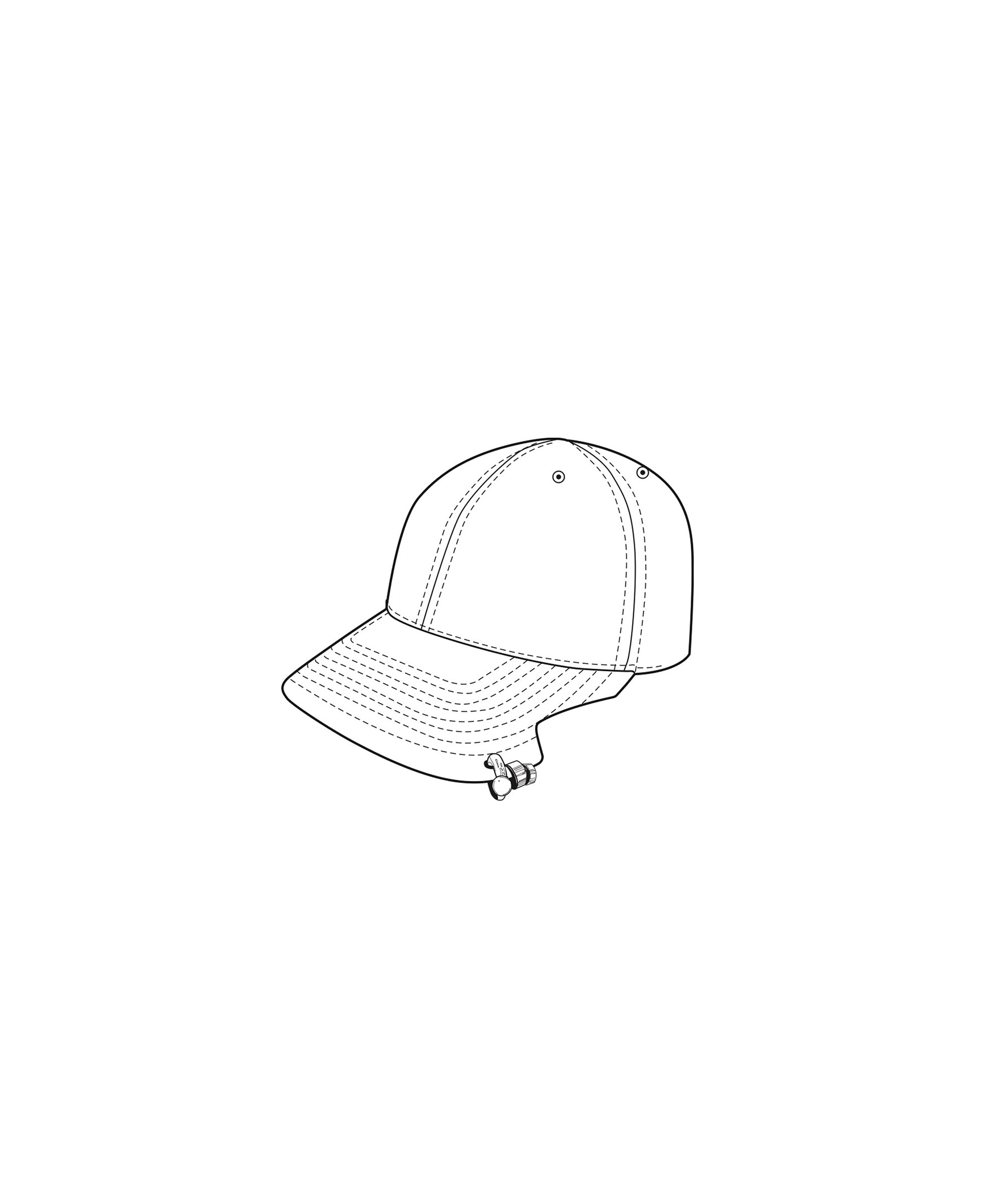 Hat Piercing Cap - Off White
