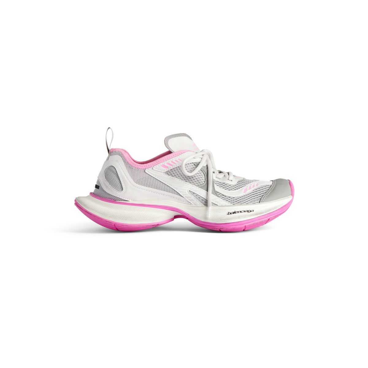 Circuit Sneakers - Grey & White & Pink