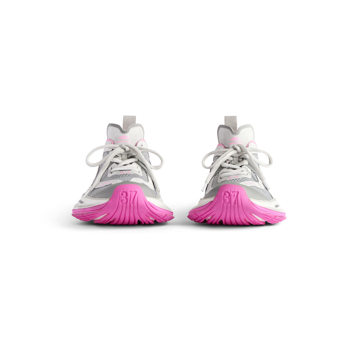 Circuit Sneakers - Grey & White & Pink