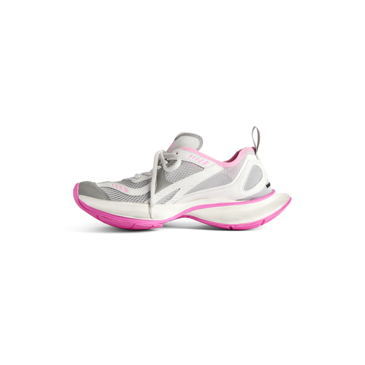 Circuit Sneakers - Grey & White & Pink