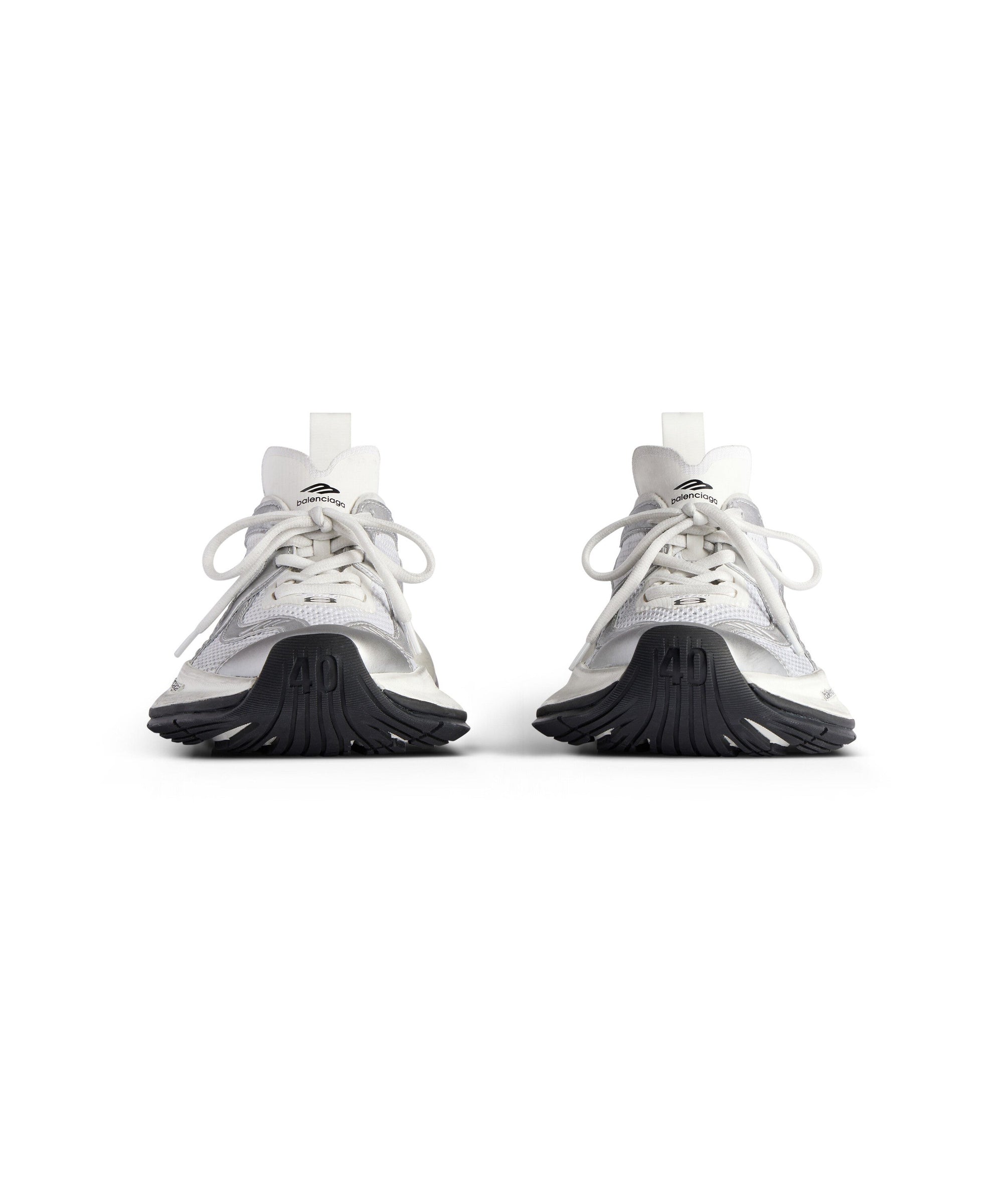 Circuit Sneakers - White & Silver