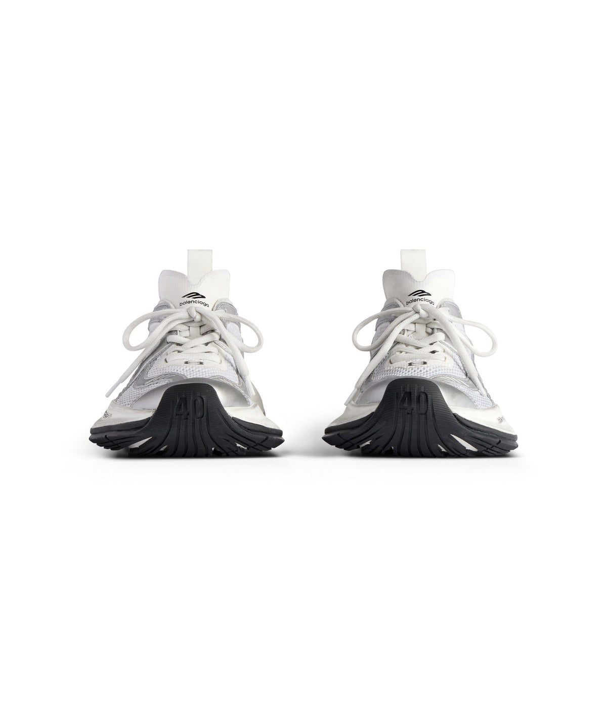 Circuit Sneakers - White & Silver