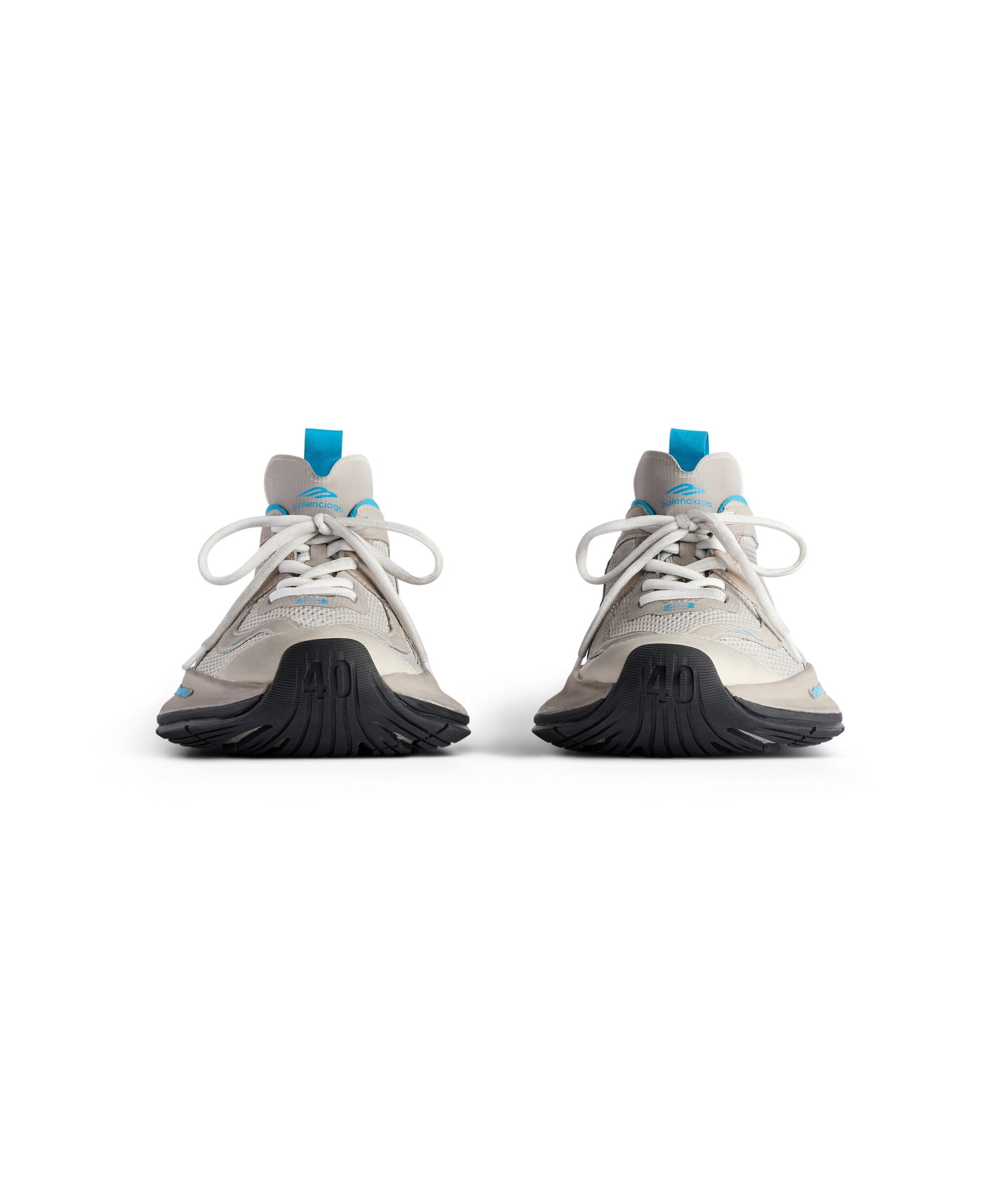 Circuit Sneakers - Beige Mix & Blue