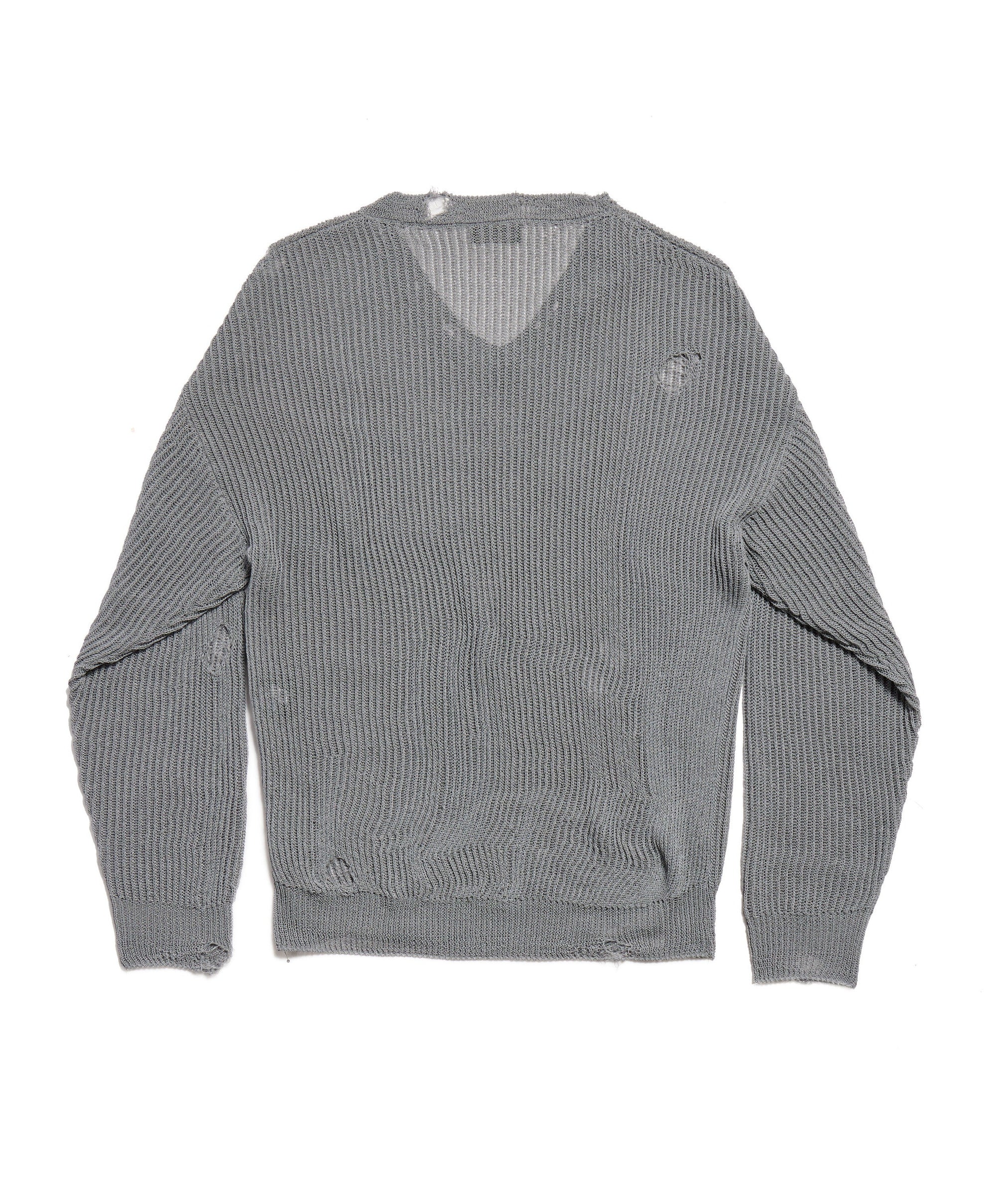 Distressed Sweater - Grey