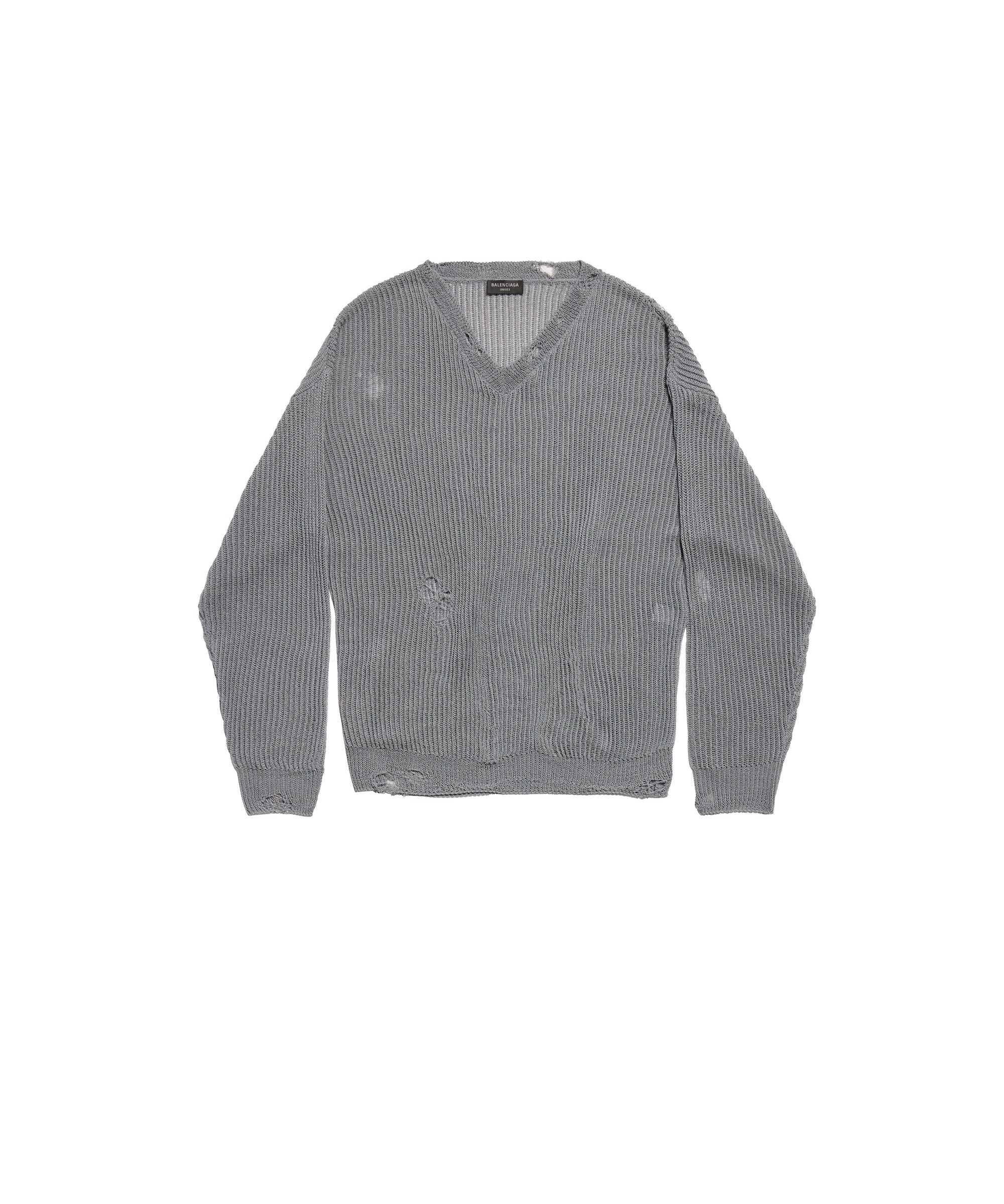 Distressed Sweater - Grey