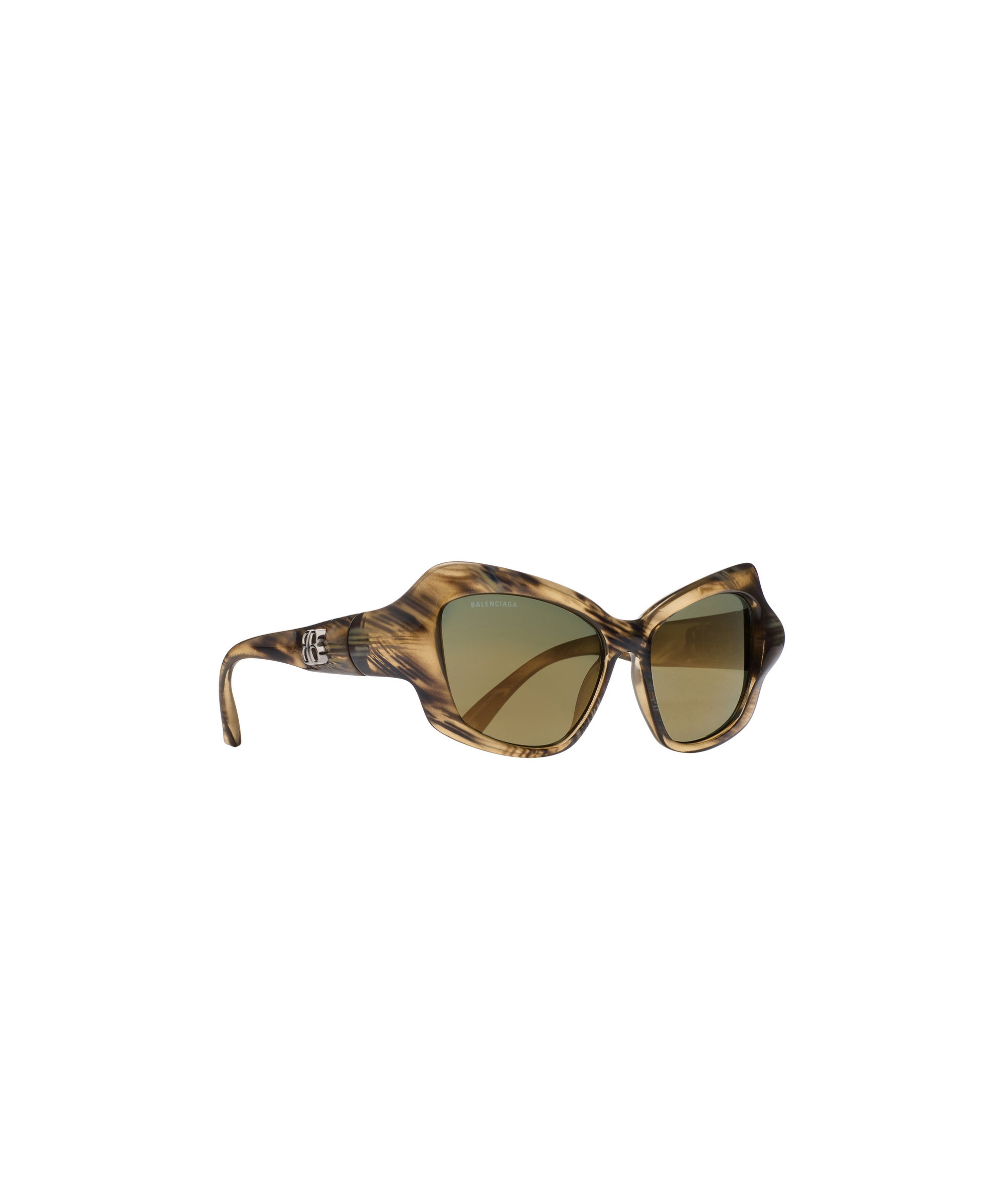 Palazzo Cat Sunglasses - Horn & Mirror Bronze