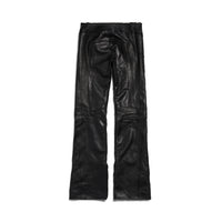 Low Waist Biker Pants - Black