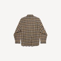 Paris Liberty Layered Shirt Oversized - Green