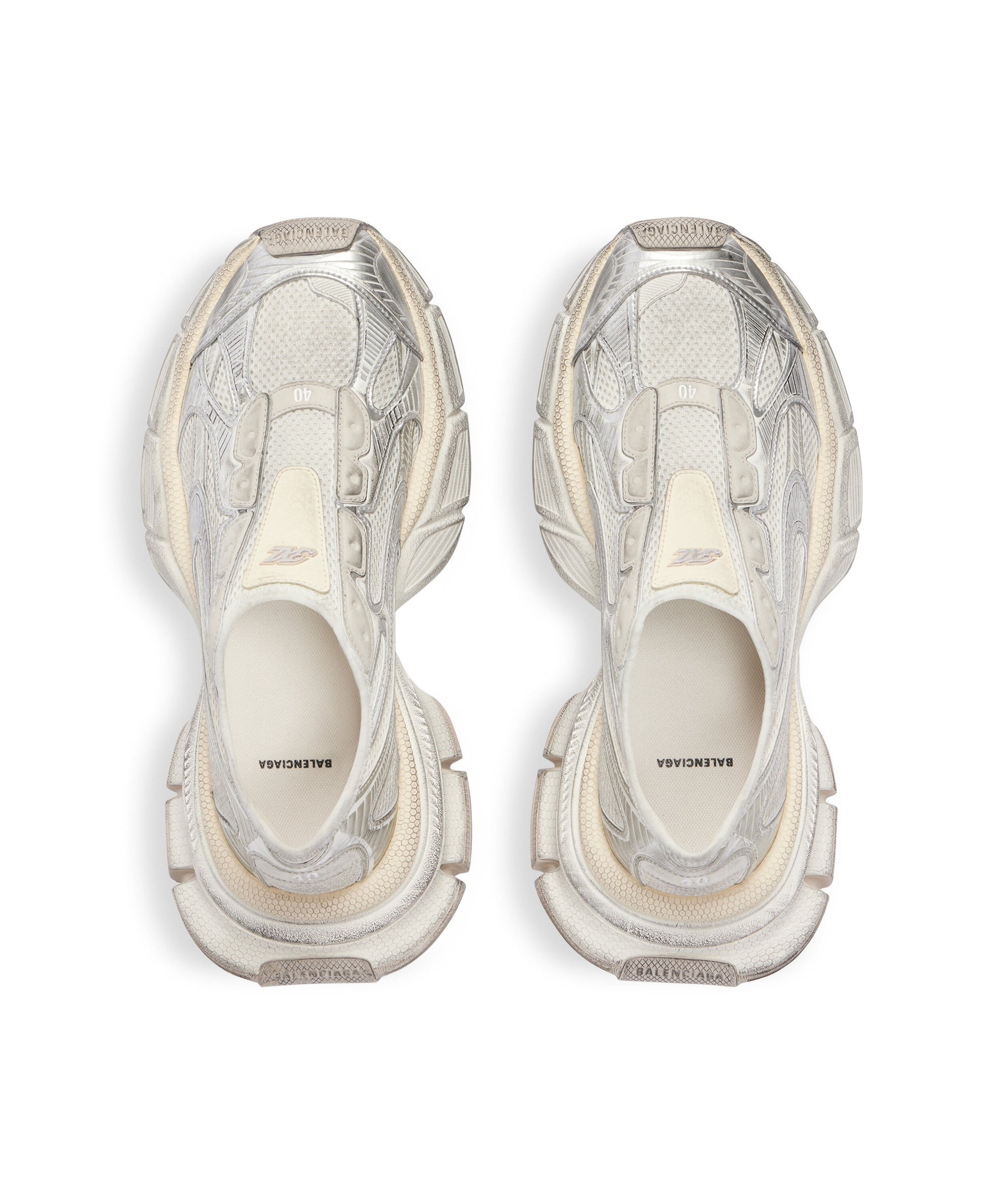 3XL Slip On Sneakers - Eggshell