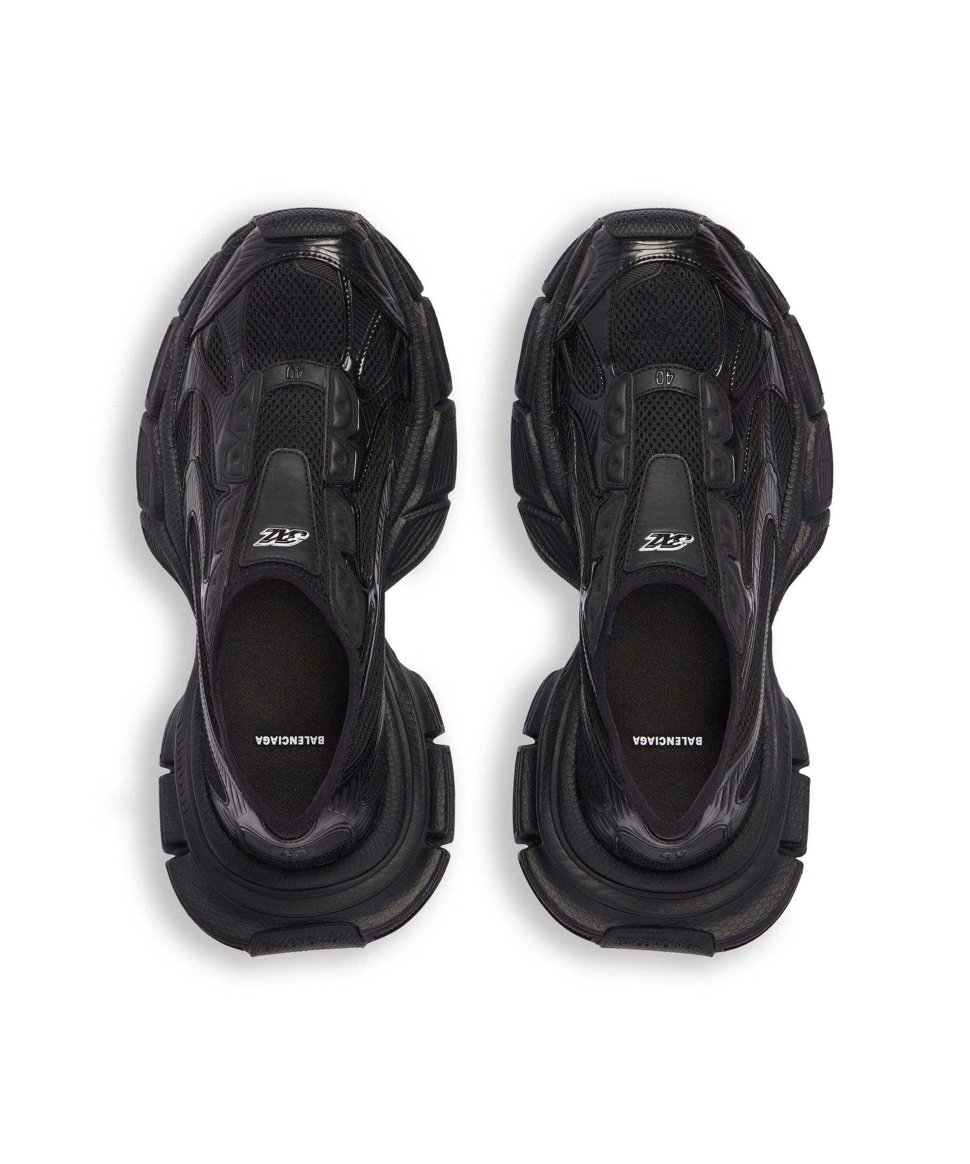 3XL Slip On Sneakers - Black